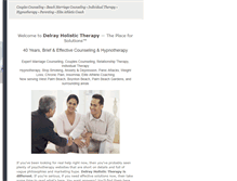 Tablet Screenshot of delrayholistictherapy.com